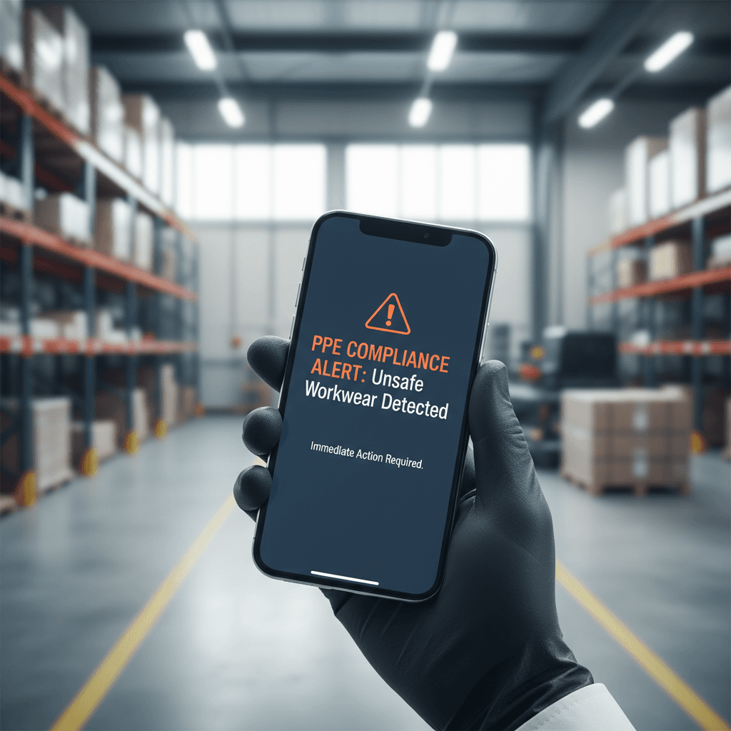 Non-compliance alert notification system dashboard