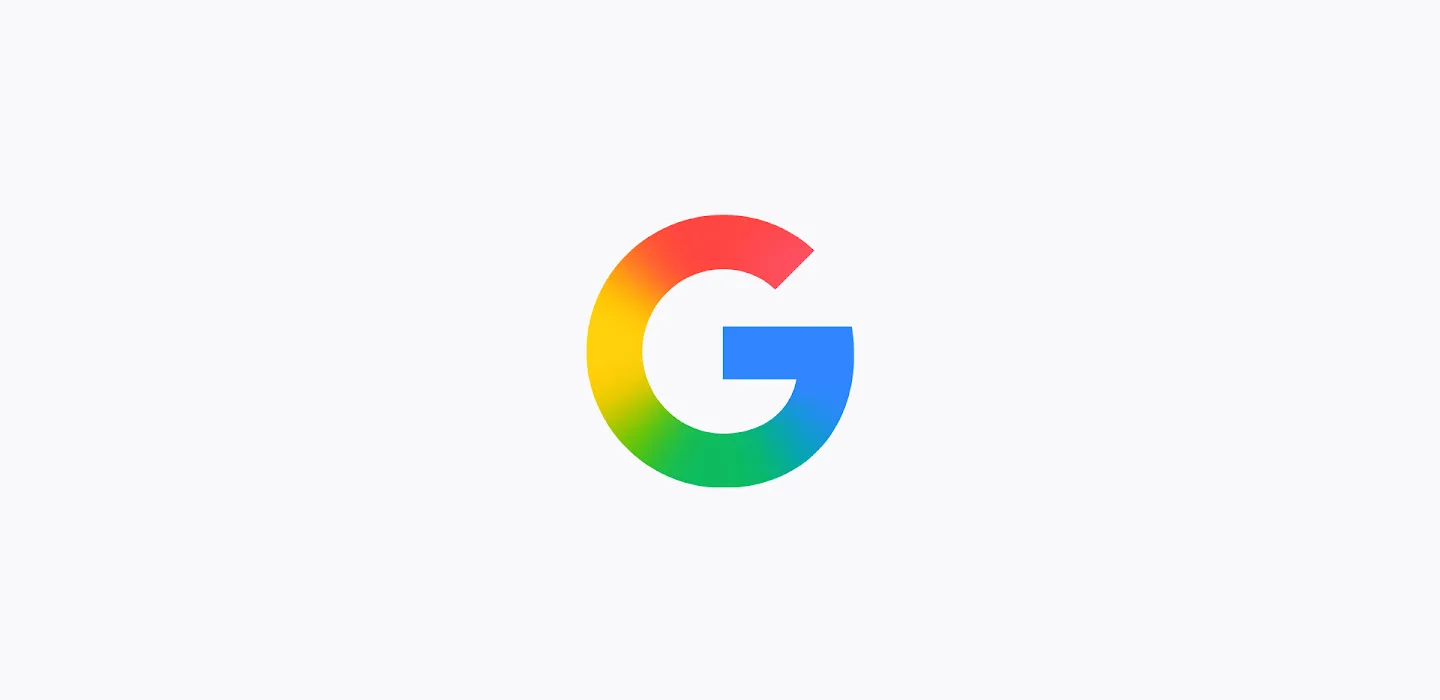 The multi-colored Google 'G' logo with red, yellow, green, and blue segments on white.
